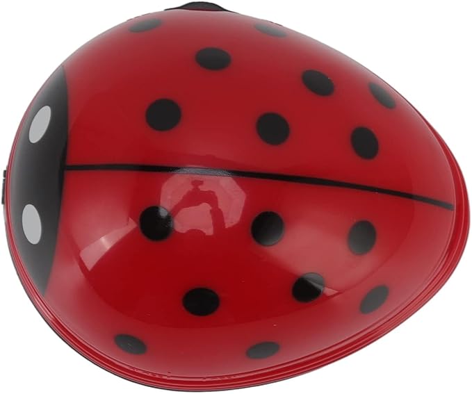 Fdit Mini Desktop Vacuum Cleaner Portable Vacuum Paper Handheld Sweeper Crumb Ladybird for Cartoon Red Ladybird Scraper