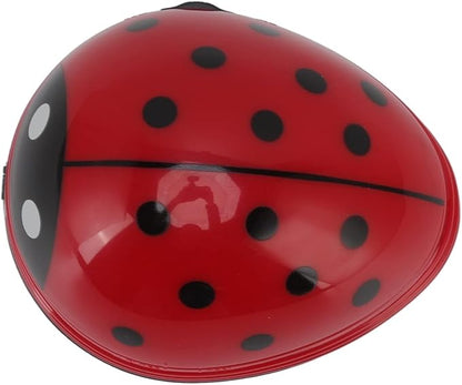 Fdit Mini Desktop Vacuum Cleaner Portable Vacuum Paper Handheld Sweeper Crumb Ladybird for Cartoon Red Ladybird Scraper
