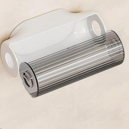 1 Pcs Trash Bag Dispenser Extra Large Trash Bag Dispenser Roll Holder Garbage Storage Box Organizer Plastic Bag Organizer for Kitchen (White)