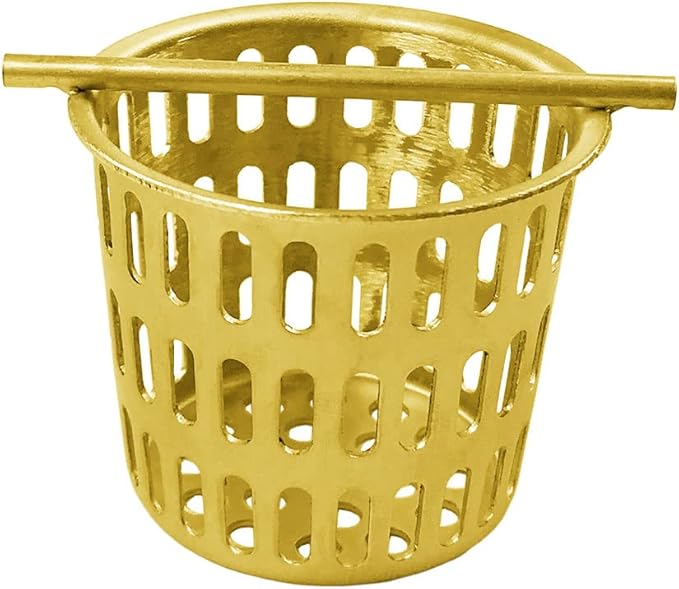 Neodrain Golden Strainer-Hook, Stainless Steel Hair and Debris Strainer, Only Fit Neodrain Shower Drain,Hair Trap,Shower Drain Hair Catcher with Lifting Hook