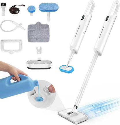 Steam Mop All-in-one for Floor Cleaning, MultiPurpose Steam Cleaner for Home with LED display screen