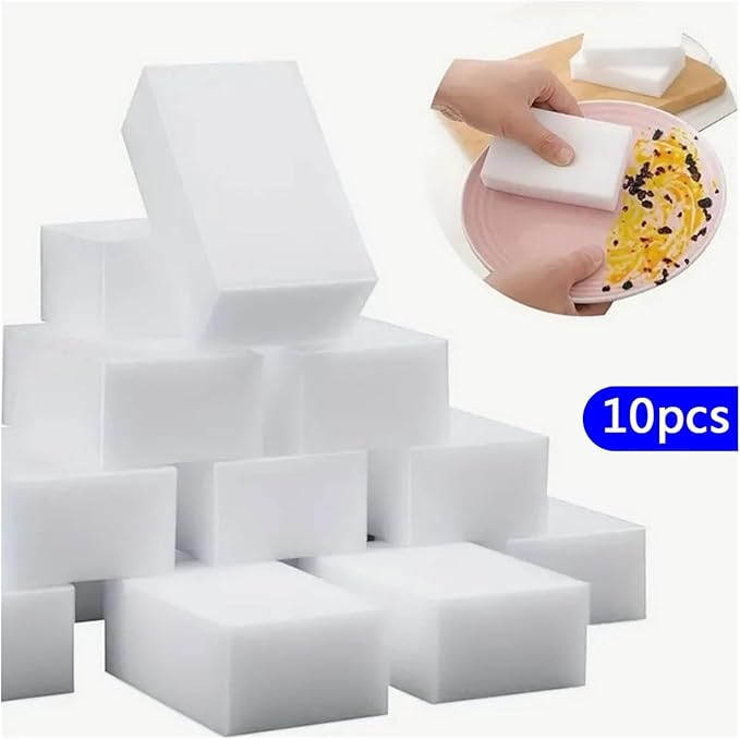 Multi-Functional Household Cleaning Kitchen Dish Sponges, Sponge Block, Magic Eraser, Foam Pads(10Pcs)