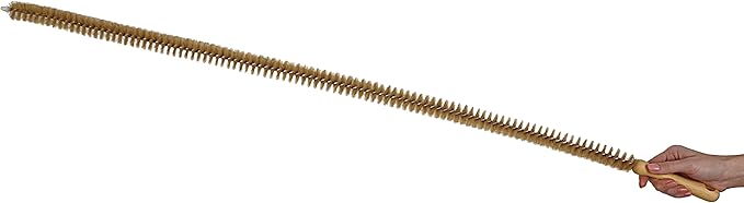 KONEX 45" Dryer Vent Cleaner Brush Flexible Lint Trap Cleaning Tool with Horsehair Bristles