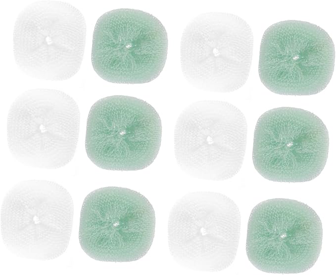 minkissy 12PCS Household Scouring Balls for Kitchen Cleaning Washing Pot Scrubber Balls Versatile Dish and Pan Washing Tools Material Random Colors for Daily Use