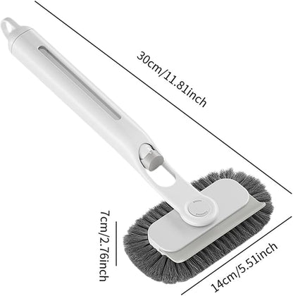 Fenteer Soap Dispenser Scrubbing Brush Pot Kitchen Rotating Cleaning Brush