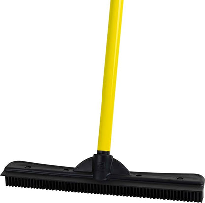 FURemover Pet Hair Removal Rubber Broom, 58" Telescopic Handle