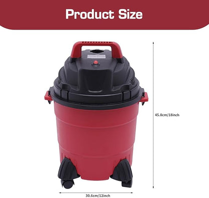 3 in 1 Wet Dry Vacuum Cleaner 4 Gallon Shop Vacuum 1000W Portable Wet Dry Vac with Blower Function Floor Cleaner for Cleaning Car, Boat, Pet Hair, Hard Floor