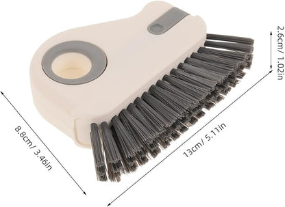2PCS Window Groove Cleaner Brush - Window Sill Track Cleaning Tool for Sliding Door Tracks and Glass Door Grooves - Home Bathroom Kitchen Use