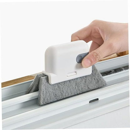 3pcs Window Track Cleaner Set Multifunctional Cleaning Brushes for Window Grooves Tile Lines Car Vents Detachable Design for Easy Use Tight Spaces Grey Ginger Orange Red