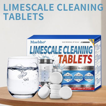 24 Packs Powerful Limescale Cleaning Tablets - Efficient Water Bottle Cleaning Tablets Perfect for Water Bottles, Tumblers, Removes stubborn stains KETTLE & Coffee Cup Cleaner (In Stock at the US)