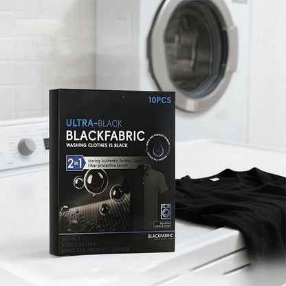 Black Clothing Colour Restore, 10 Pieces Fabric Paint Dark Tablets, Colour Grabber Laundry Sheets, Restore Color Long-Lasting Laundry Supplies, for Cotton Linen Wool T-Shirts Shoes Jeans