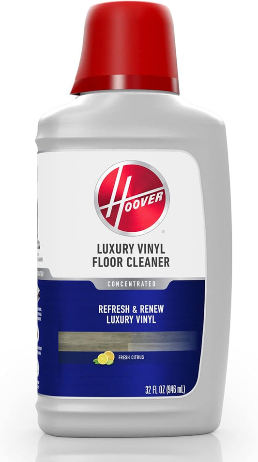 Hoover Renewal Luxury Vinyl Floor Cleaner Solution, 32 oz., Citrus Blossom Scent, Everyday Hard Floor Cleaner Formula, For Use on Vinyl, Tile, Laminate, Hardwood and More