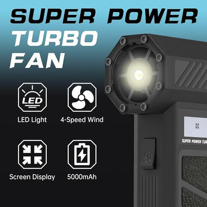 Electric Air Duster with Light - 130000RPM Cordless Blower for SUP Pump, Inflatable Paddleboard, Rechargeable Brushless Motor, 4-Speed for Computer, Keyboard, Car, Home, Outdoor Cleaning