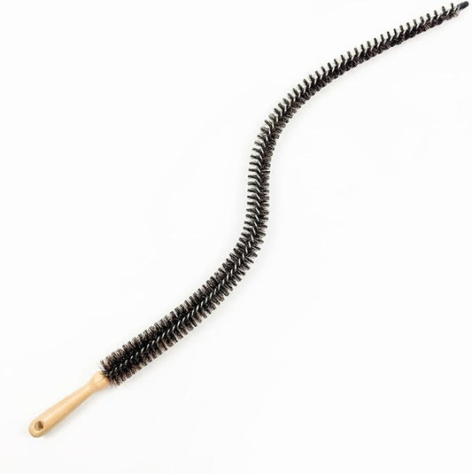 KONEX 44" Dryer Vent Cleaner Brush Flexible Lint Trap Cleaning Tool with Horsehair Bristles