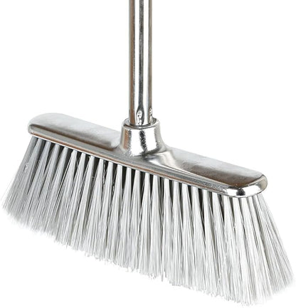 Indoor Soft Bristles Angle Sweeping Broom with Long Handle for Kitchen Hardwood Floor Cleaning