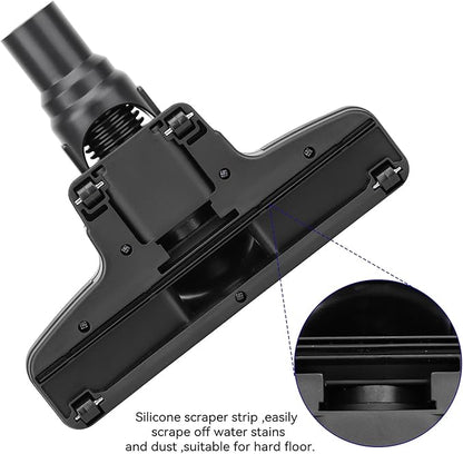 1 1/4" 32mm Vacuum Floor Brush Head Replacement Compatible with Shop Vac Univesal Vacuum Cleaner Brush Head Attachment Kit Tool for Wet Floor,Tile,Carpet