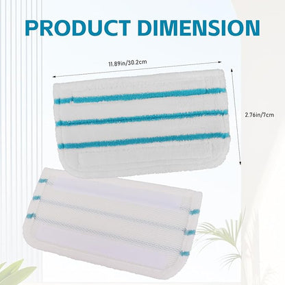 Steam Mop Pads Compatible with Black+Decker Steam Mop SM1600, SM1610, SM1620, HSM13E1, HSMC1300FX, HSMC1321, HSMC1361SG SMP20 - Washable Pads Replacement for Floor Cleaning - 5Pack