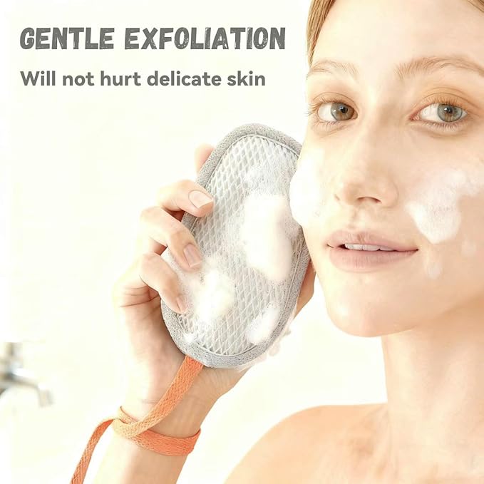 Sandwich Soap Bag, Soap Saver for Bar Soaps, Bar Soap Pouch with Gentle Exfoliation,Double Layer Mesh Design Foaming and Drying The Soap,Better Than Soap Holder and Dish