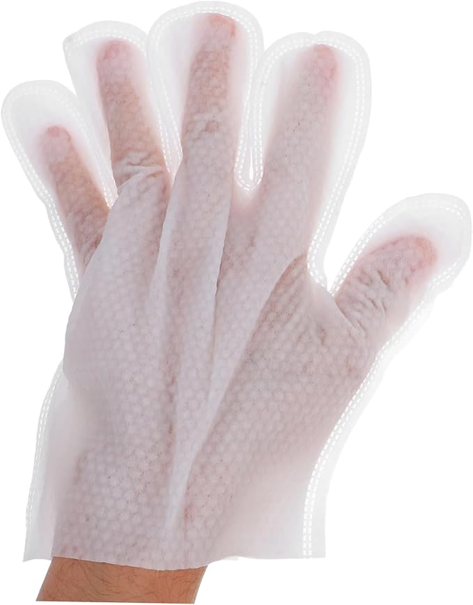 Garneck 1bag Pet Grooming Gloves for Cats Dogs Soft Pet Cleaning Gloves Sakura Fragrance No-Rinse Spa Easy Care