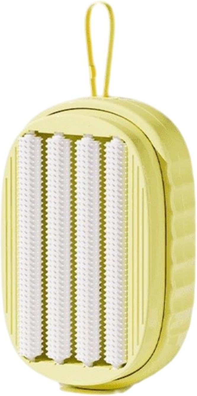 predolo Soap Dispenser Brush for Cleaning Tiles and Sinks, Yellow