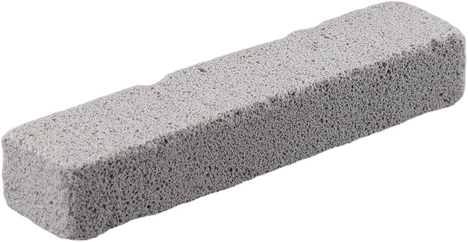 2-Pack Pumice Stone Cleaning Sticks with Handle for Toilet Bowl, Pool Tile, Grill and Bathroom - Removes Hard Water Rings, Lime, Calcium and Rust Stains