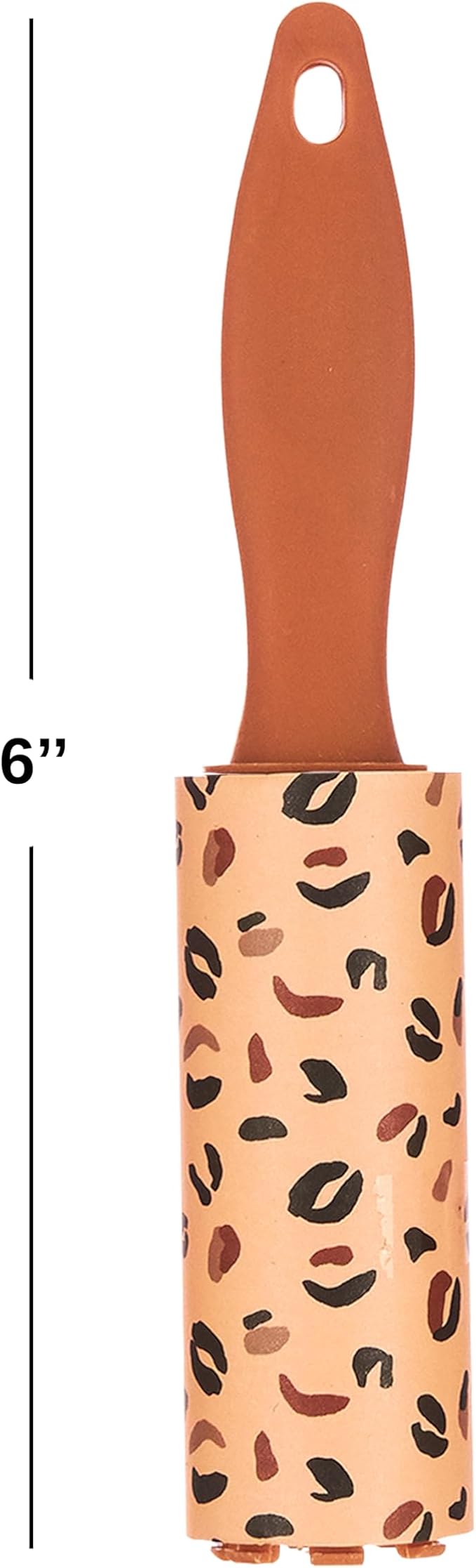 5pc Brown Mini Lint Roller Value Pack – Colorful Compact Rollers for Travel | Pet Hair & Lint Remover for Clothing & Household Use | Portable On-the-Go Lint Removers