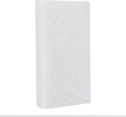 Restaurantware RW Clean 6 x 3.5 Inch Scouring Pads 10 Multi-Purpose Scrub Pads - Not Abrasive Heavy-Duty White Nylon Scrub Pads For Cleaning For Cleaning Or Scrubbing Versatile