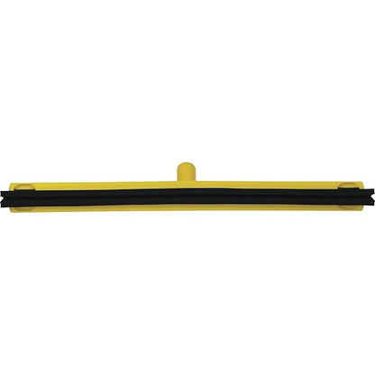 Vikan 77546 Squeegee,Fixed Head,Floor,24",PP/RB,Yellow