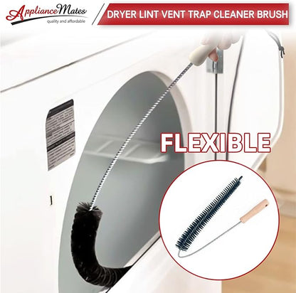 APPLIANCEMATES 5231EL1003B Dryer Lint Filter with Felt Seal Compatible for Lg and Ken-more Dryer Lint Screen Replacement Part # 1266857, AP4440606 Includes Clothes Dryer Lint Vent Trap Cleaner Brush