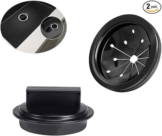 3 Inch Garbage Disposal Splash Guard Sink Stopper Universal Rubber Food Waste Disposer Sink Garbage Disposal Splash Guard and Drain Plug for Whirlawa,for Waste King,for Sinkmaster,for GE Models