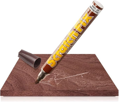 Miller SF1204 Wood Stain Scratch Fix Pen / Wood Repair Marker - Red Brown Wood