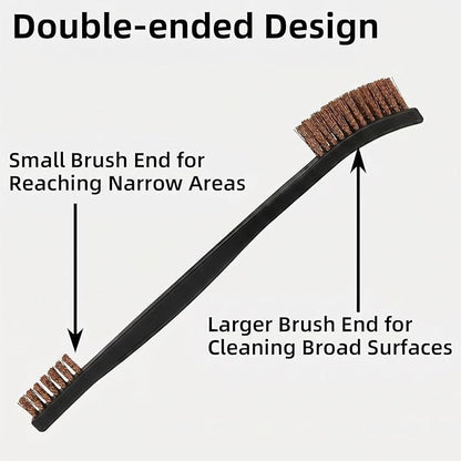 20 Pack Miaozhun Double-Ended Gun Cleaning Brush, 7 Inch Phosphor Bronze Bristle Brushes, Gun Cleaning Supplies Kit, All Purpose Crevice and Detail Cleaning Brushes