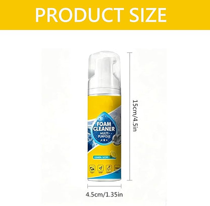 4-in-1 Multi-Enzyme Foam Cleaner, Multi Purpose Deep Cleaning Foam with Lemon Fresh Scent – Deep Clean for Car, Kitchen, Bathroom, Sofa 150ml (2)
