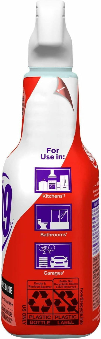 409 All Purpose Cleaner Spray, 32 Fl Oz Multi-Surface Antibacterial Kitchen Degreaser, Kills 99.9% of Germs Including COVID-19 Virus, Multipurpose Disinfectant Spray Bottle + Microfiber Cloth