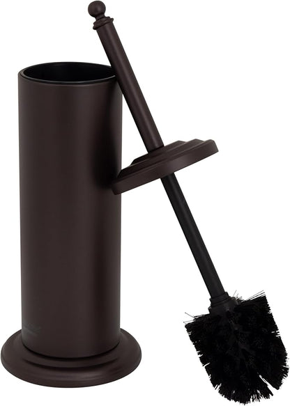 Bath Bliss Bathroom Accessories 3 Piece Trash Can, Plunger & Toilet Brush Combo Bath Set, Oil Rubbed Bronze (Model: AZ-120001-ORB)