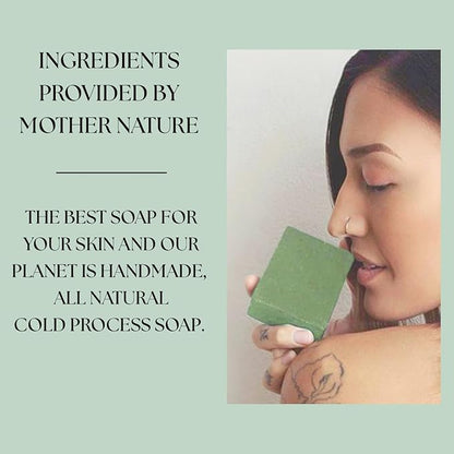 Aspen Kay Naturals Dead Sea Mud and Neem Soap - With Organic Shea Butter & Olive Oil. A Wonderful Neem Face Wash for all Skin Types. Handmade Soap - Made in USA. (6 pack)