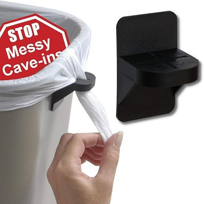 PlasticMill Trash Bags Cinch Black, 50 Pack, To Hold Garbage Bags In Place.May not be compatible with some Garbage Can drawers or compacters.