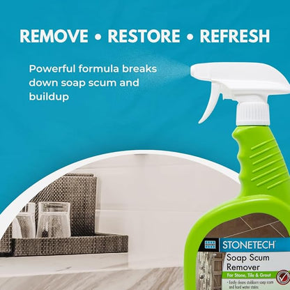 StoneTech Soap Scum Remover, 24OZ (709ML) Spray Bottle