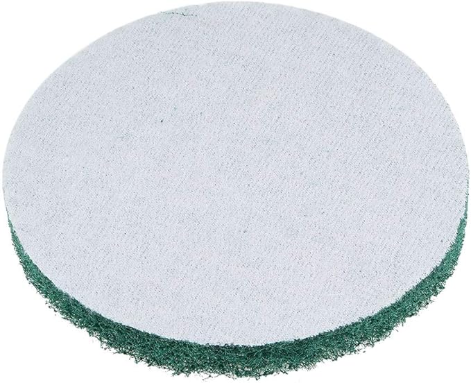 uxcell 5 Inch 240 Grit Drill Power Brush Tile Scrubber Scouring Pads Cleaning Tool 5pcs