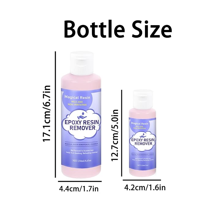 Hands Resin Remover Gel - All Natural Epoxy Resin Cleaner - Magical Cleanser for Artists - Epoxy Remover - Glue, Silicone, Paint & Glitter Soap- For Soft and Moisturized Skin