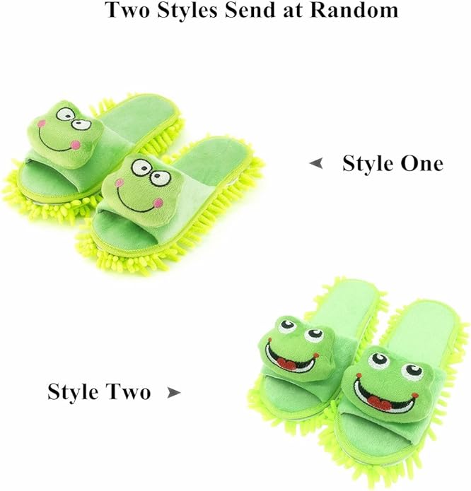 Selric Super Chenille Microfiber Washable Mop Slippers Shoes, Detachable Mopping Shoes, Floor Dust Dirt Hair Cleaner, Multi-sizes Multi-Colors Available