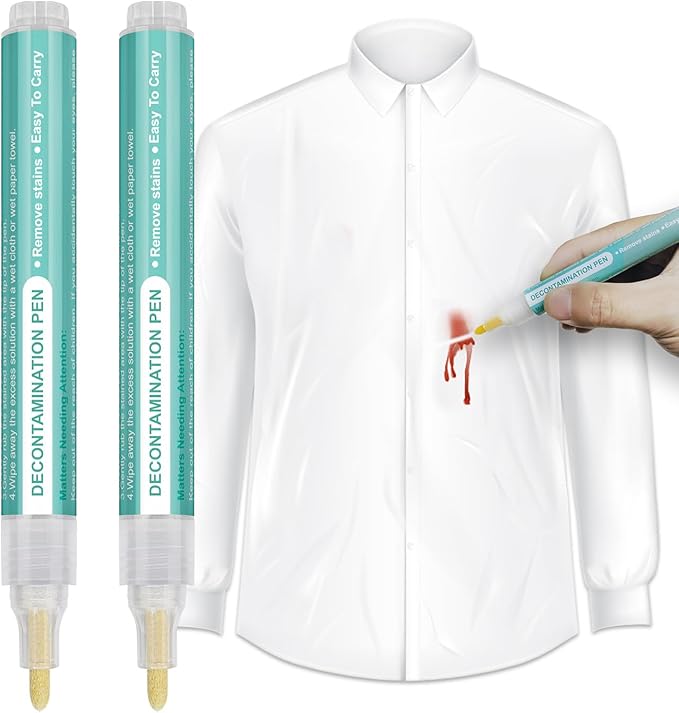 Portable Clothes Stain Removal Pen Stick Grease Stain Erase Scouring Textiles Decontamination