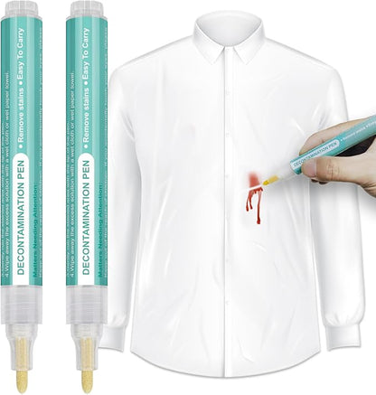 Portable Clothes Stain Removal Pen Stick Grease Stain Erase Scouring Textiles Decontamination