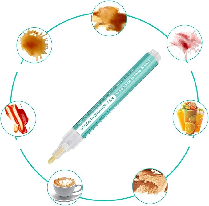 Portable Clothes Stain Removal Pen Stick Grease Stain Erase Scouring Textiles Decontamination