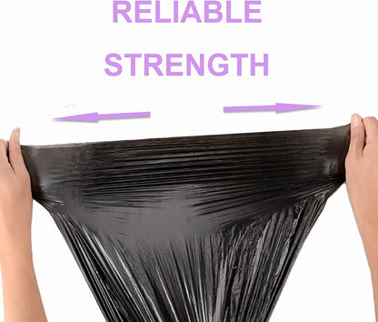 Trash Bags 13 Gallon Tall Kitchen Garbage Bags, Inwaysin Recycle Bags, Biodegradable Black Trash Bags, 75ct
