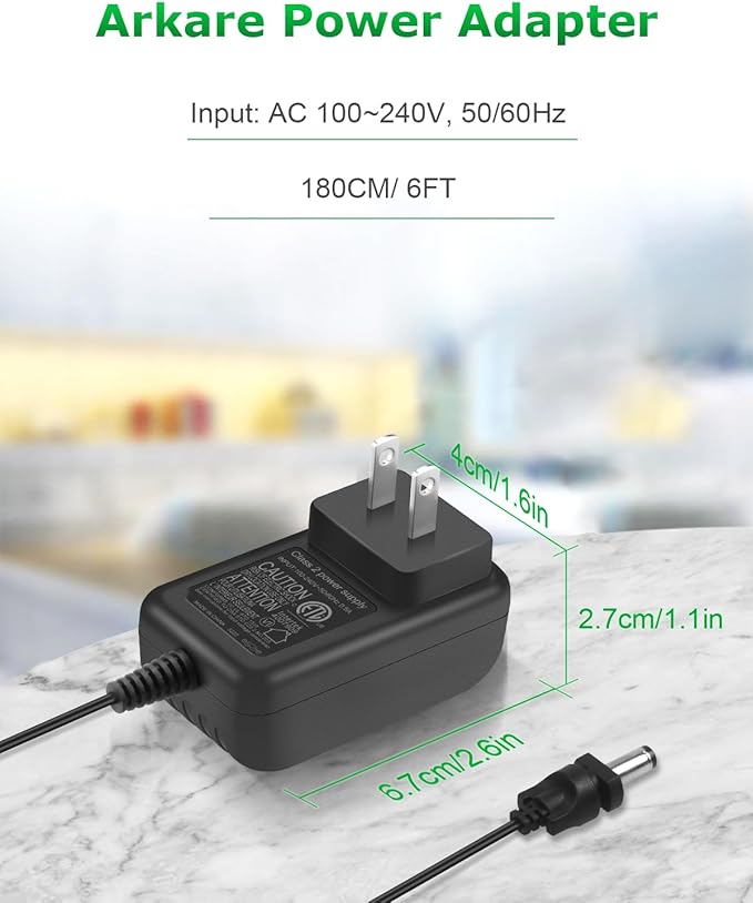 Replacement Charger for Shark SV75_N Series SV75N SV75Z XA75N SV75C SV75SP XB75N Pet Perfect Cordless Hand Vacuum Shark Euro-Pro SV736 SV736R SV736N Cordless 15.6V Lightweight Hand Vacuum Charger Cord