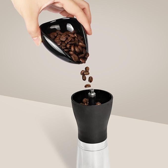 Coffee Bean Dosing Cup and Spray Bottle Set - Ceramic Espresso Accessories Kit, 8ml Static Reducing Sprayer for Camping, Gym, Home Use | Barista-Approved Dosing Tools