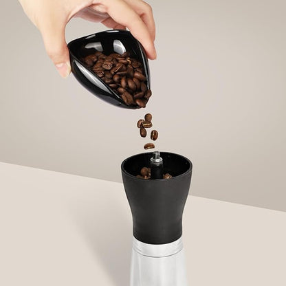 Coffee Bean Dosing Cup and Spray Bottle Set - Ceramic Espresso Accessories Kit, 8ml Static Reducing Sprayer for Camping, Gym, Home Use | Barista-Approved Dosing Tools