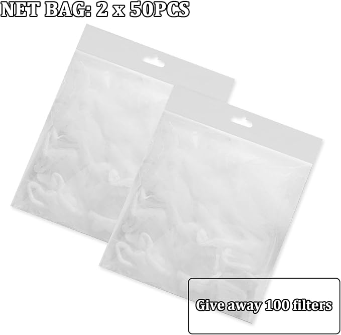 Kitchen Sink Strainer with 100 PCS Filter Mesh Bag, Food Waste Filter Basket, Suction Cup Folding Washing Vegetables and Fruits Drying Bag Holder(Silver)