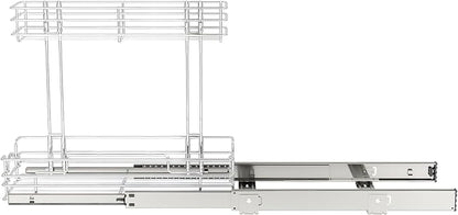 REV-A-SHELF Two-Tier Undersink Steel Wire Pullout Organizer